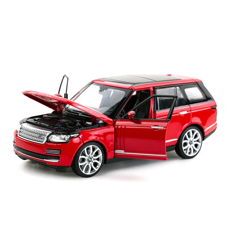 نموذج سيارة لاند روفر رانج روفر SUV ، لعبة معدنية على شكل دييكاست ، مركبة على الطرق الوعرة ، مجموعة محاكاة ، هدية لعبة مصنوعة من السبائك ، 1:24