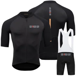 Go Rigo Go Team Cycling Jersey Sets MTB Bicycle Bike Breathable Shorts Clothing Cycling Suit 19D GEL Mountain Bike All Terrain