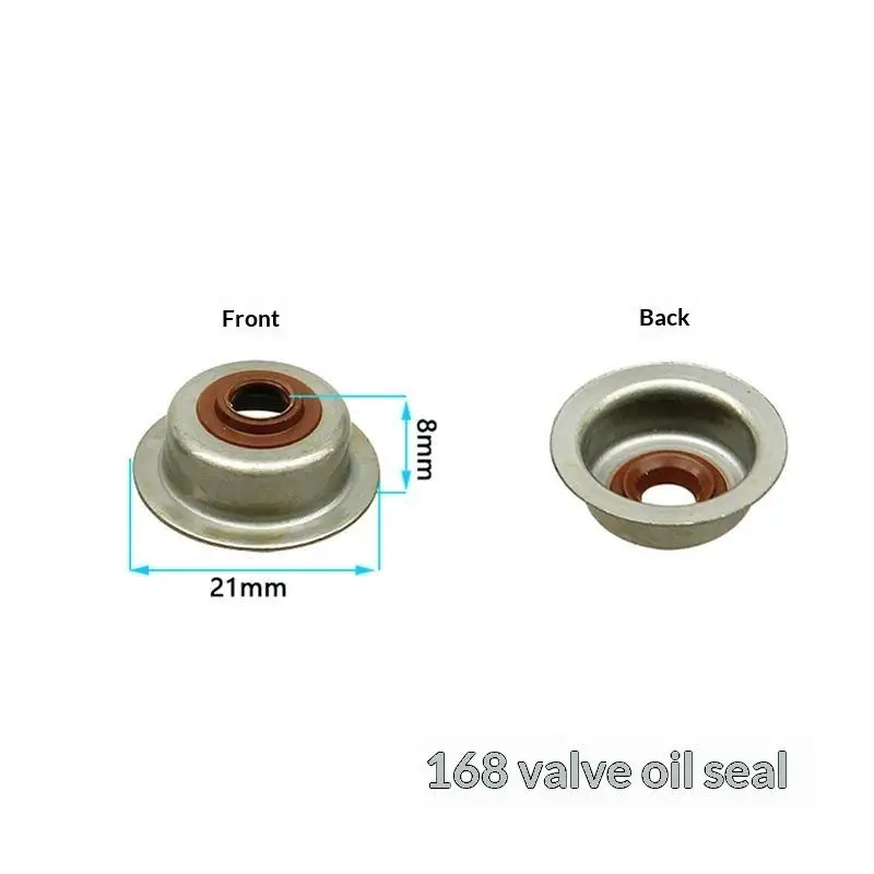 10Pcs Small  Engine Motor Parts Replacement 168 Valve Stem Seal For GX120 GX160 GX200 GX 200 160 120 12209-ZH8-003