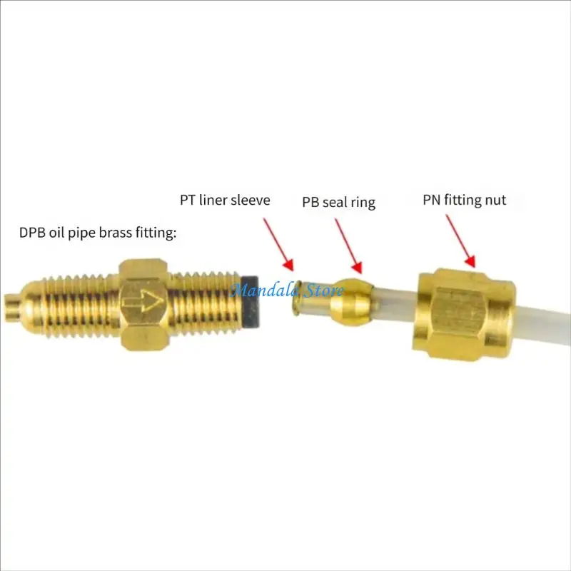 U2JC Threaded Brass Metering Part With Center Flats for Backflow Control Work Lubrication Line Service Check Fitting
