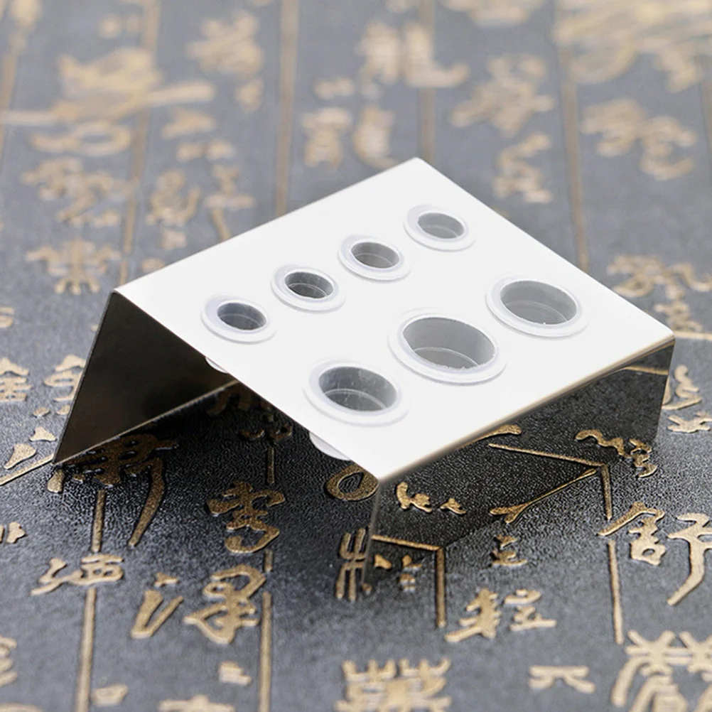 

3Pcs Color Cup Stand Pigment Rack 7 Different Sizes Ink Holder for Eyebrow Lip Floats Tattoo Use Style Decorative