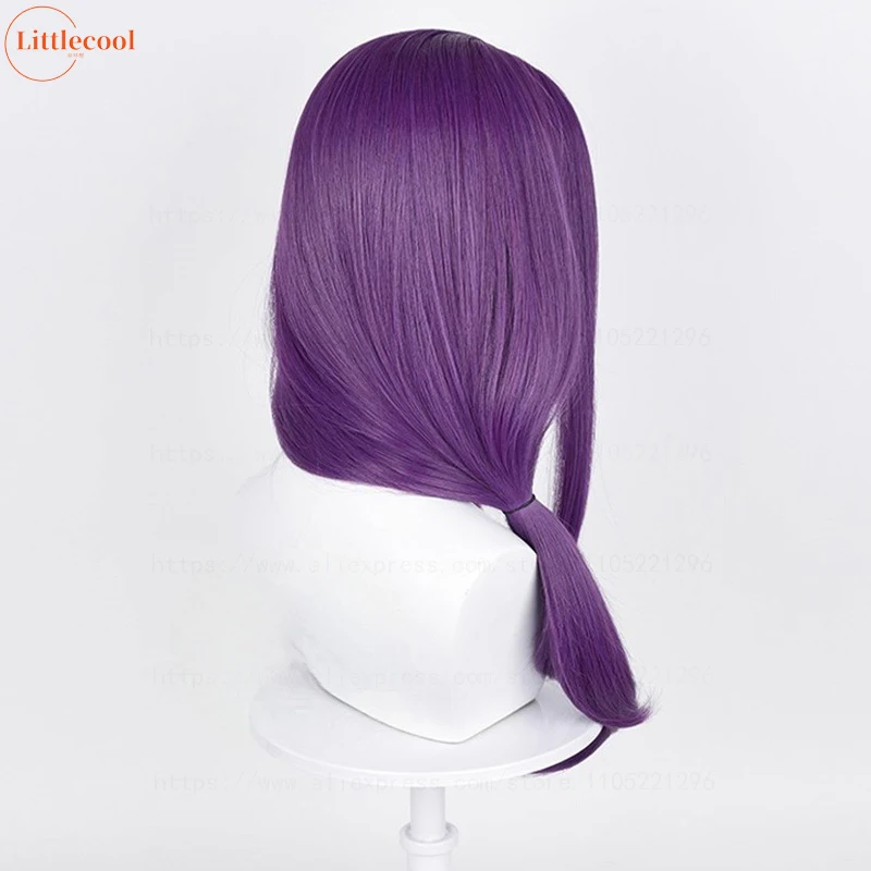 High Quality Kamishiro Rize Cosplay Wig 70cm Purple Heat Resistant Synthetic Hair Rize Kamishiro Wigs + Wig Cap image 5