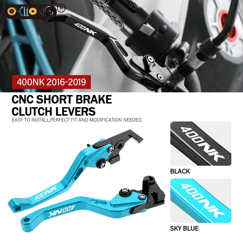 

400NK CNC Aluminum Motorcycle Short Brake Clutch Levers Accessories Parts For CFMOTO 400NK 2016 2017 2018 2019 400 NK