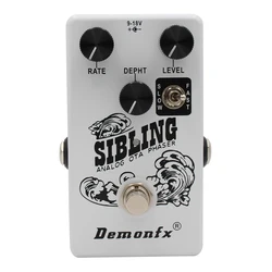 Demonfx SIBLING High Quality Guitar Effect Pedal  ibling Analog OTA Phaser With True Bypass