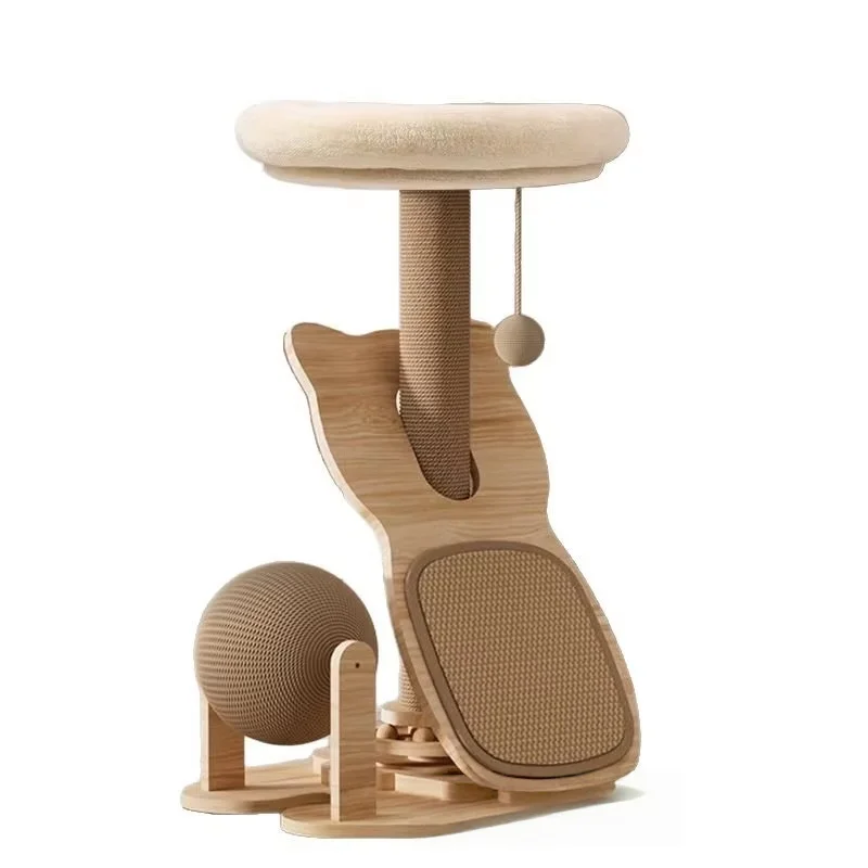 

Wholesale Customized Multi-layer Pet Supplies Cat Scratching Board Climbing Frame Toys in One Multi-Purpose Cat Tree