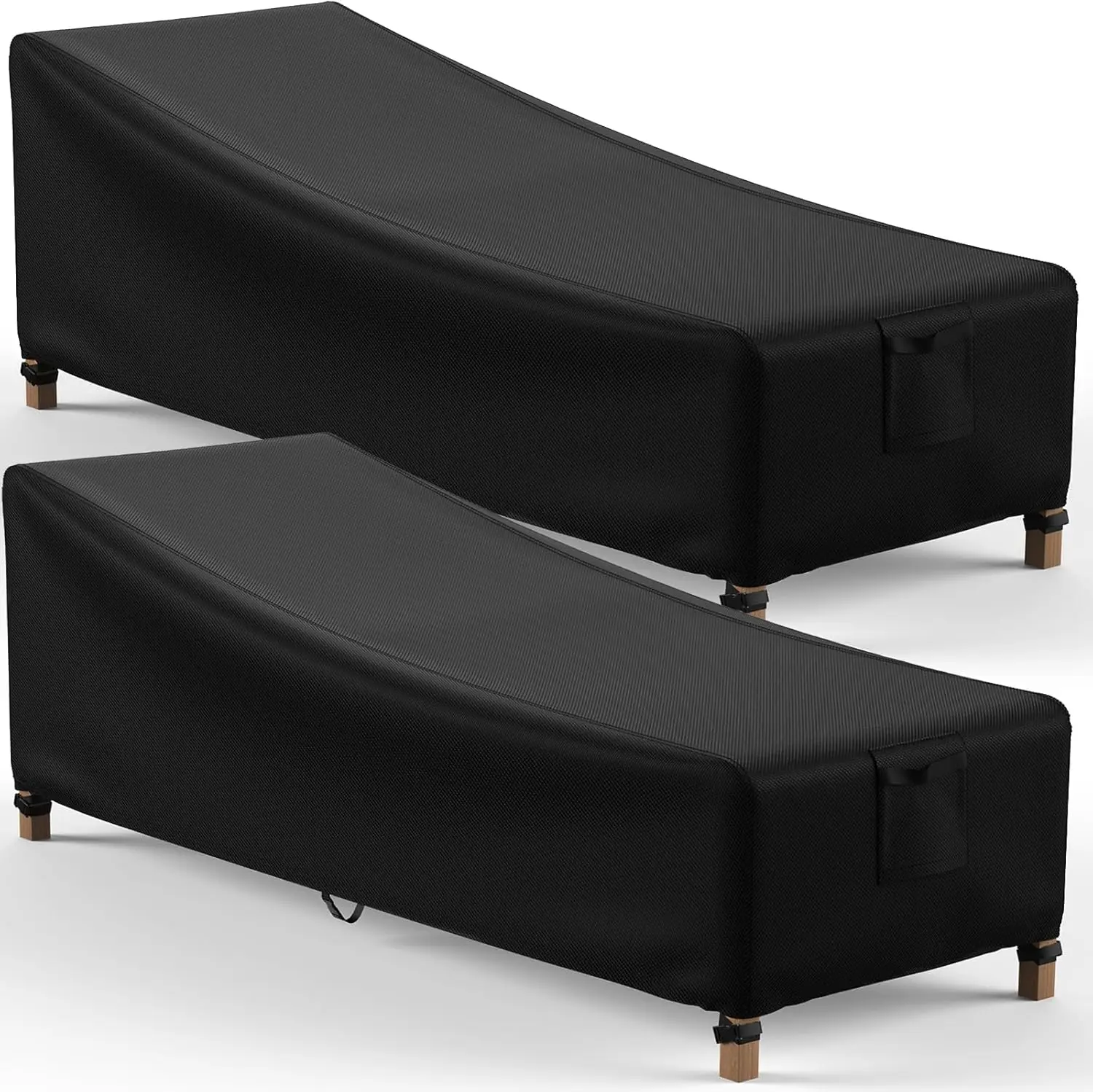 

Chaise Lounge Cover, Patio Furniture Covers, Patio Lounge Chair Cover Waterproof and UV Resistant, Heavy Duty Outdoor F