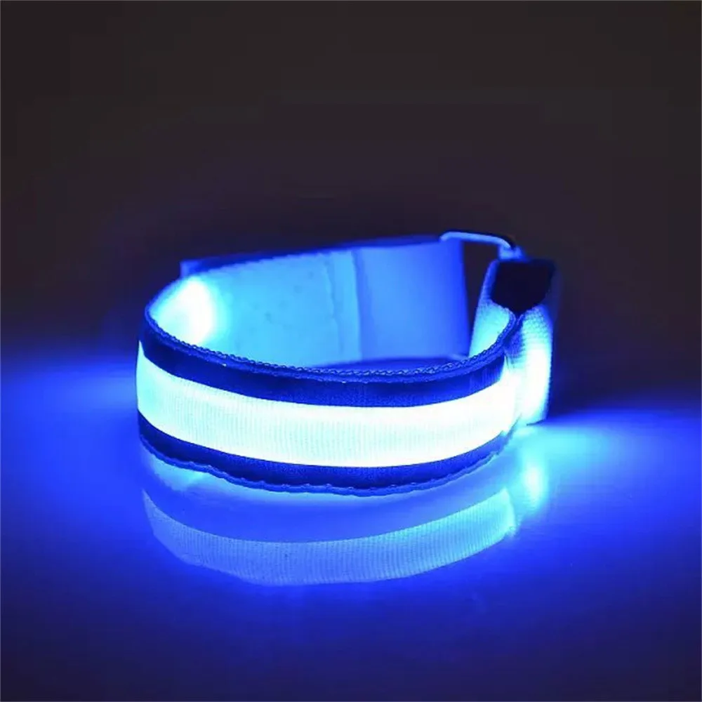 Brassard LED de sécurité pour vélo, ceinture chauffante, sangle de sport, brassard rond, livraison directe, nouveau