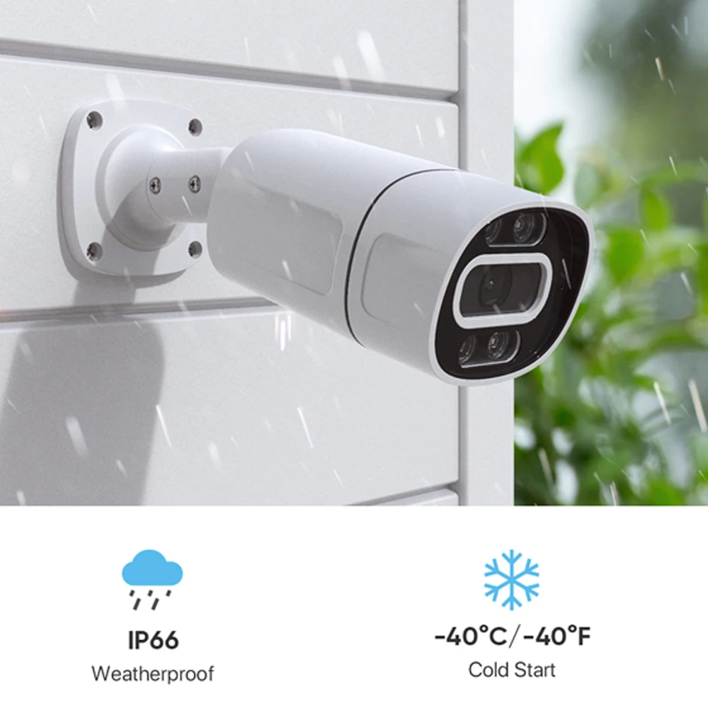 SV3C 4K 8MP POE IP Surveillance Camera ONVIF H.265 5MP Security Protection Camera Outdoor Waterproof Audio Security CCTV Camera