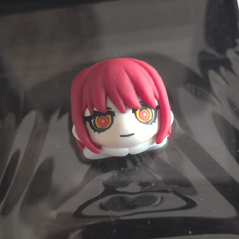 Chainsaw Man Makima Keycap Otaku Anime Character Merchandise Kawaii Oem R4 Esc Replacement Mechanical Keyboard Accessory Keycap