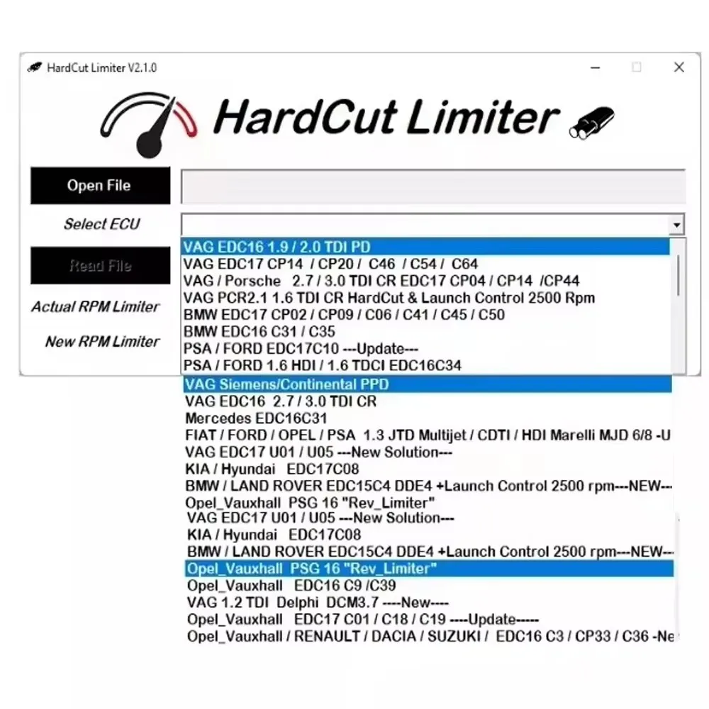 The latest hard-cut limiter Diesel+Gasoline Engine+Pop & Bang Software 3-in-1 package, unlimited use of after-sales protection