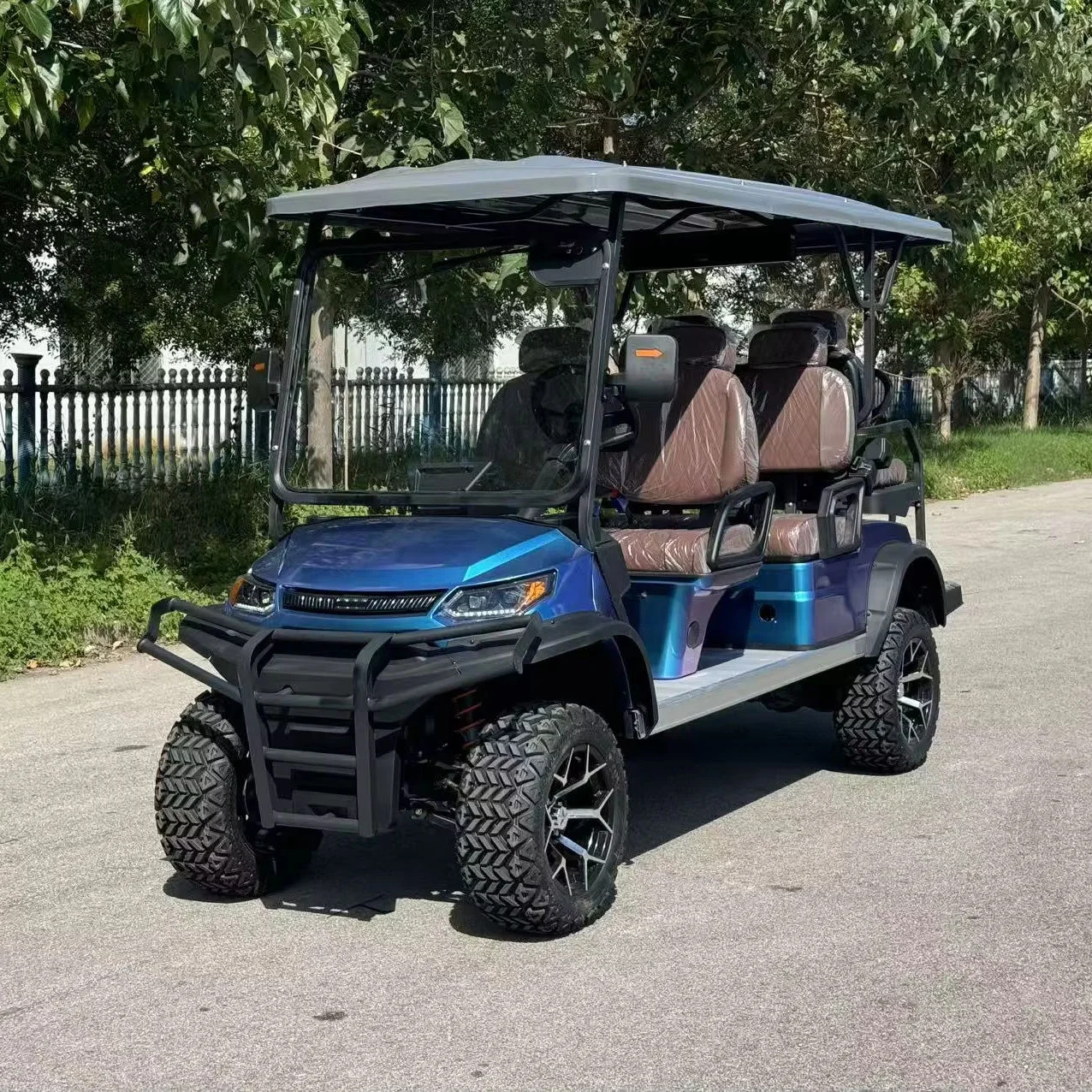 CE Certification 4 -seats Electric Off-road Golf Cart Modified Multifunctional Camping Vehicle Customized 48V/60V/72V Battery