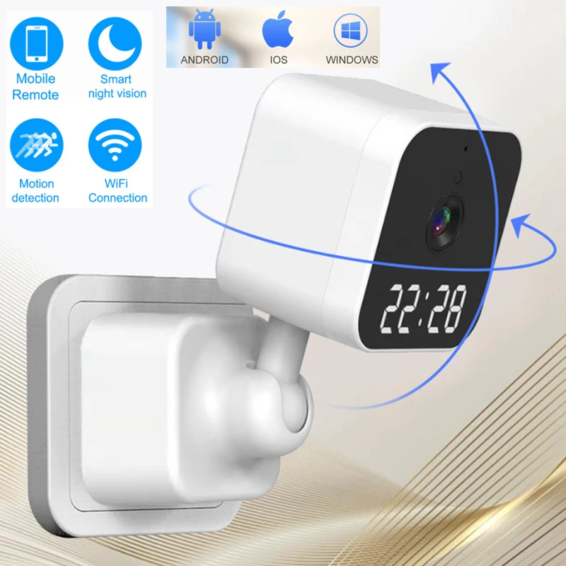 

Tuya Smart Video Cam Power Socket Wifi Security Protection Motion Detector Home IP Camera Baby Pet 2MP video Surveillance Camera