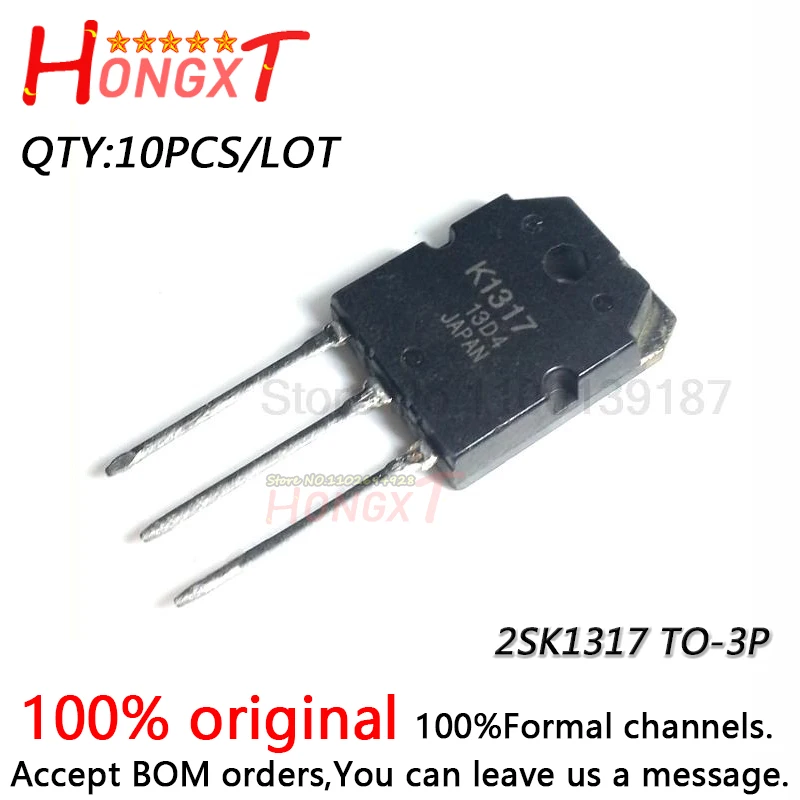 

10PCS 100% NEW 2SK1317 K1317 2SK1317-E TO-247 FET N channel 1500V 7A