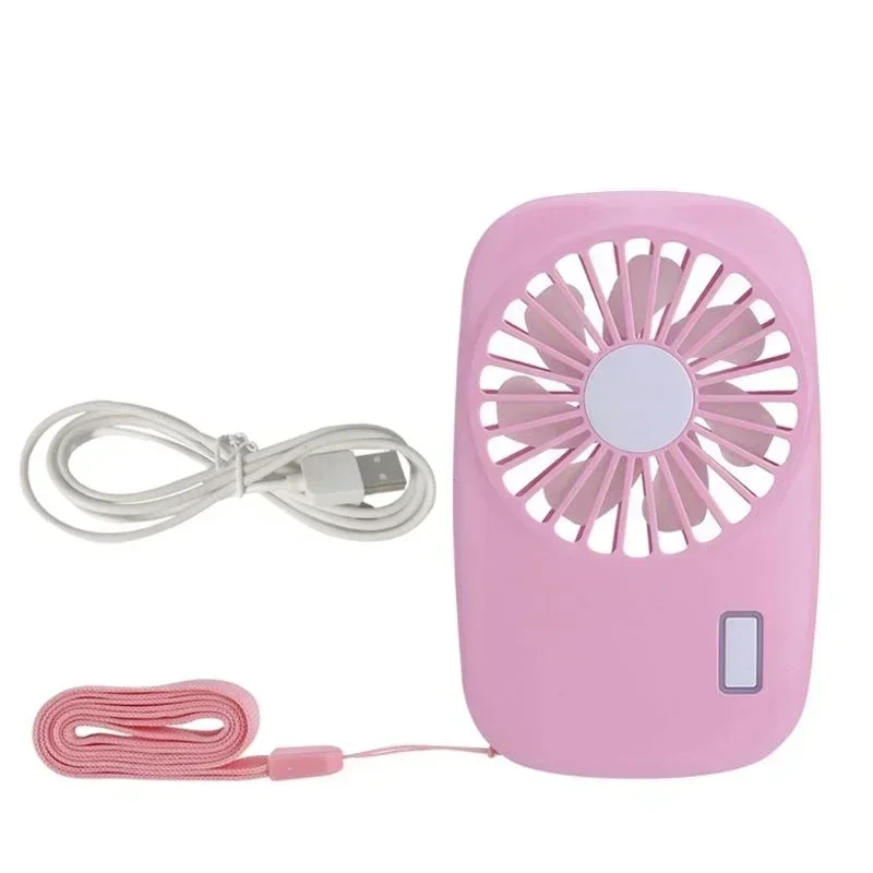 Portable Mini Handheld Wireless Electric Fan USB Rechargeable Desktop Air Conditioner Electric Neck Fan for Camping Outdoor