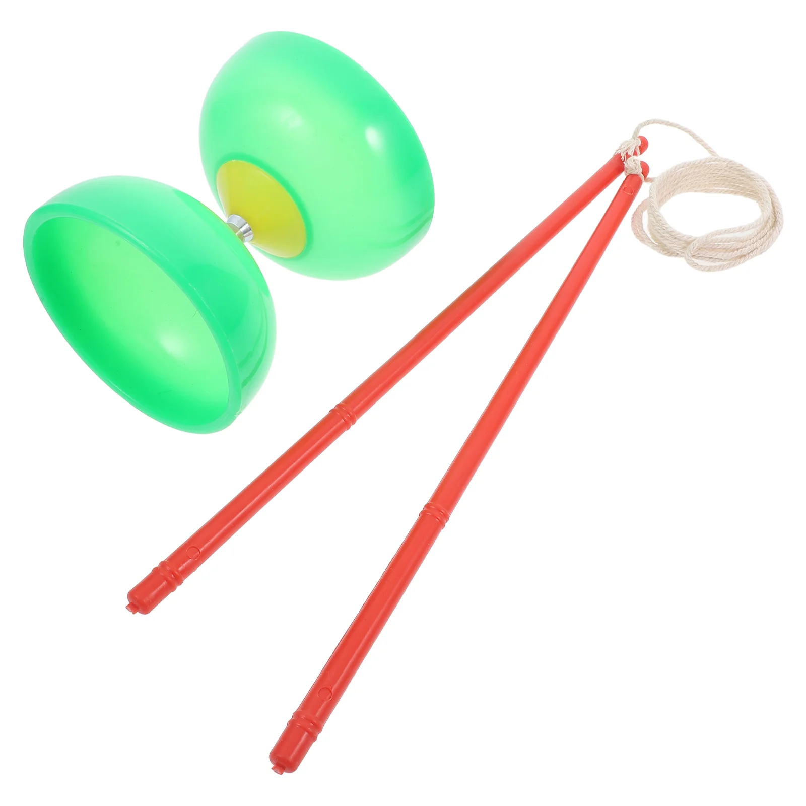 Equipo de Fitness Diabolo, triple rodamiento, juguete para niños, acrobacias, malabares, utilería, palos chinos, juego de tres rodamientos para