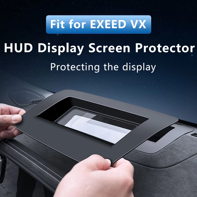 HUD Display Protective Cover for EXEED VX Head Up Display Reflective Frame Screen Dustproof Car Interior Accessories Decoration