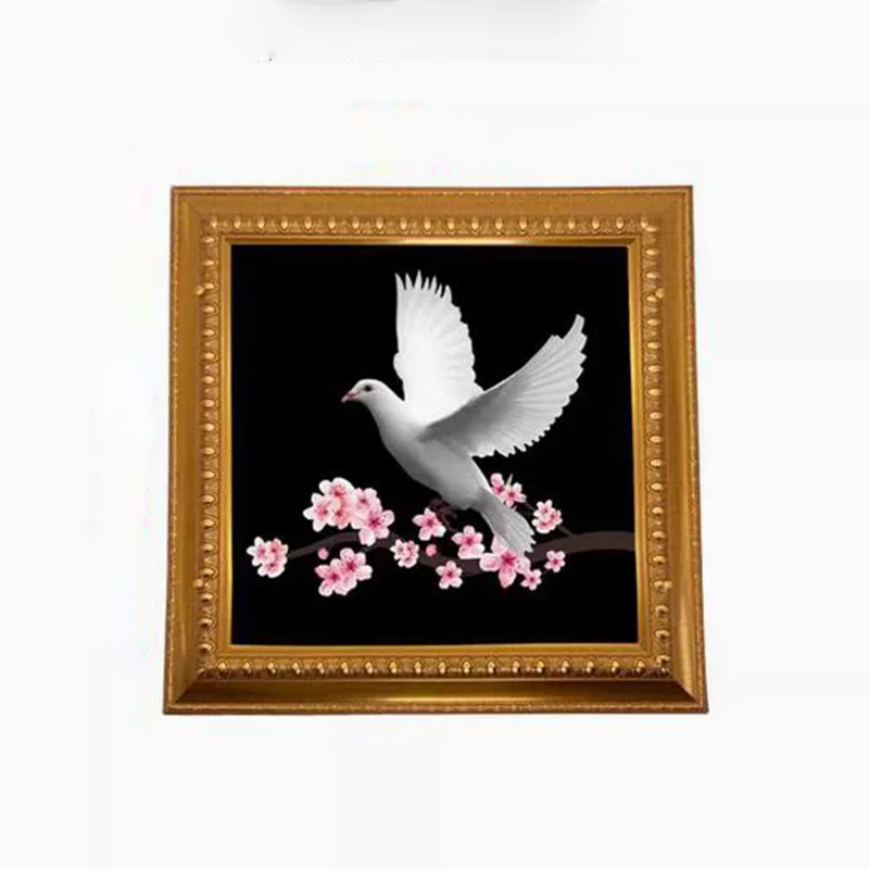 Deluxe Dove Frame Magic Tricks Dove Picture To Real Dove Appearing Color Change Double Change Effect Stage Illusions Gimmicks