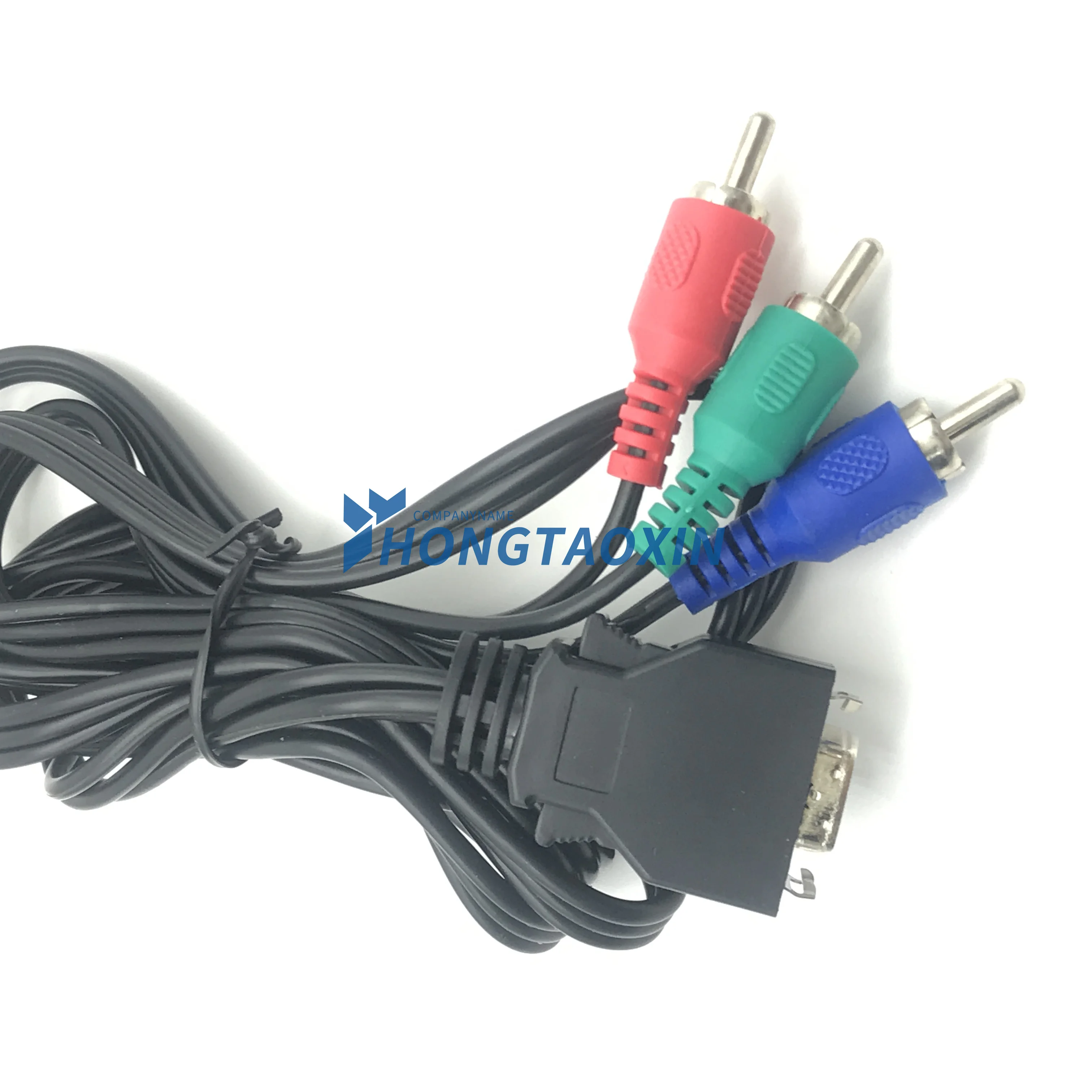 CN14P D-Terminal 14 Pinos para 3RCA3AV 3RCA Cabo Adaptador de Vídeo 3AV, Linha de Conversão Cabo Componente Colorido, 1m 1.5m