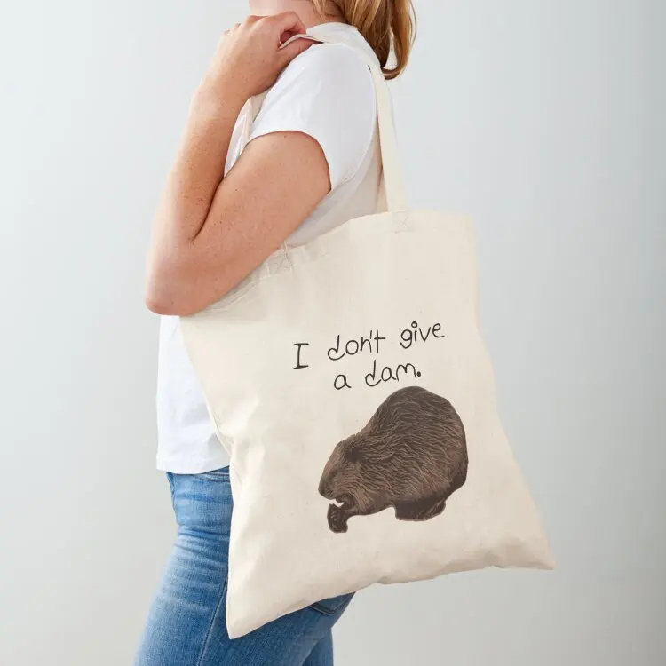 

Beaver pun Tote Bag shopper bag women canvas Gift bags Reusable bags tote bags cloth