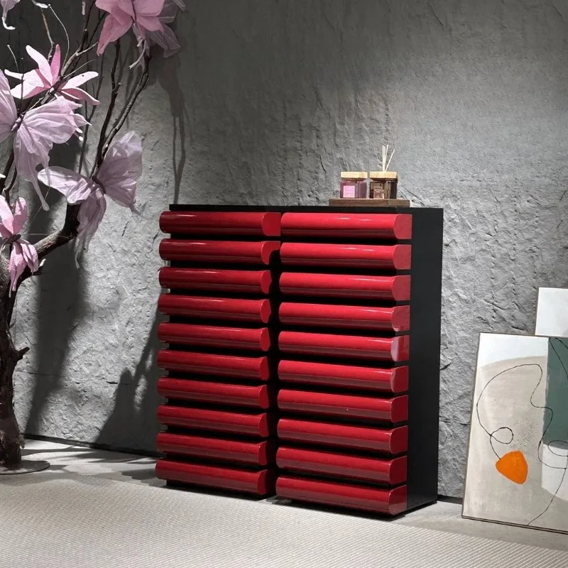 

Nordic Narrow Living Room Cabinets Luxury High Wooden Storage Living Room Cabinets Decoration Meuble Rangement Furniture Home