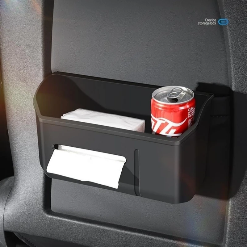 

Коробка для хранения Tesla модель Y/3 на заднее сиденье, автомобильная мусорная корзина, органайзер для салфеток, коробка для хранения мелочей на заднем сиденье автомобиля, Новинка