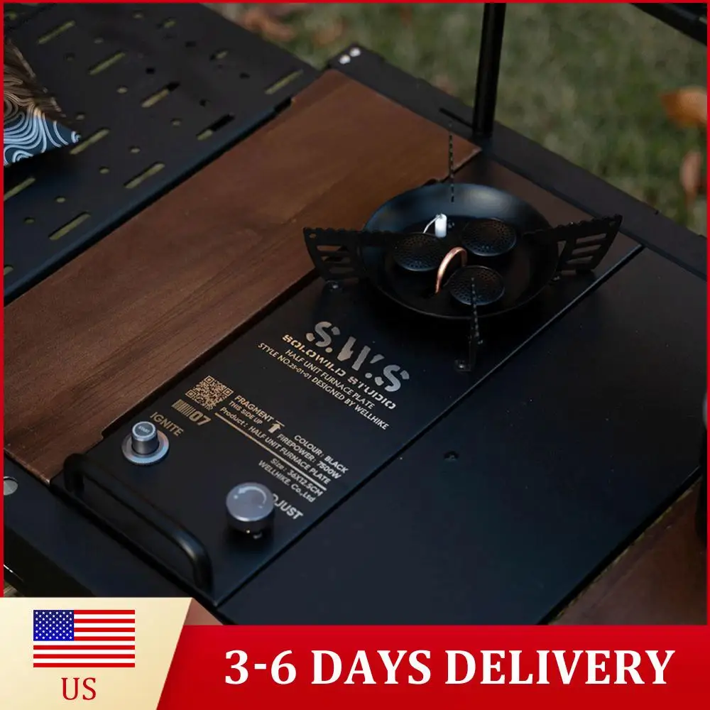 

7500W BBQ Grill Desktop Stove with Adjustable Burners High Power IGT Burner Folding Camping IGT Gas Burner for IGT Table