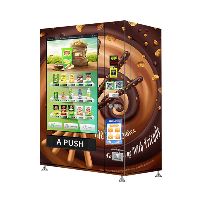 

Custom Intelligent Vending Machine Soda/ Beer and Snacks Vending Machines