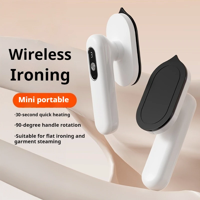 

Модный портативный электрический отпариватель для одежды, портативная легкая мини-перезаряжаемая гладильная машина для путешествий, быстрый нагрев