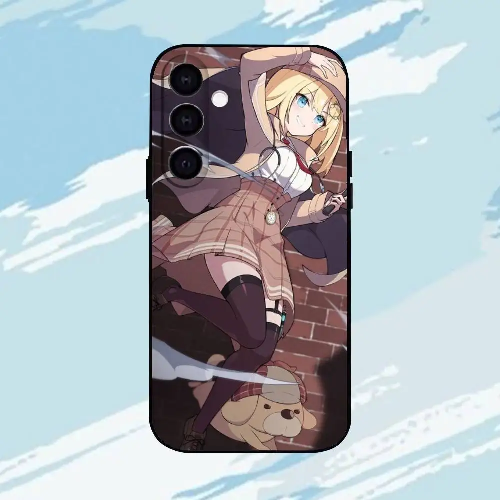 Etui na telefon A-Amelia Watson do Samsung Galaxy A73, A72, A71, A70, A53, A52, A51, czarna obudowa ll