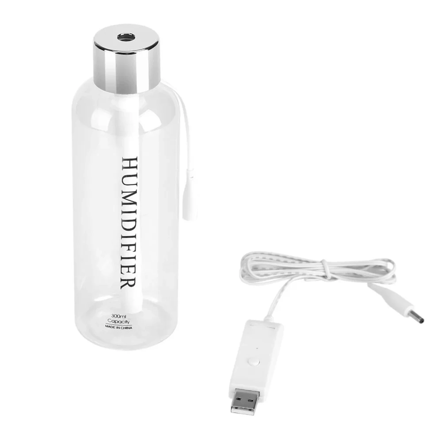 Portable Mini 300ml Water Bottle Air Humidifier Mist Maker with USB - Travel Size Car Humidifier Mini 300ml Portable Water Bottl