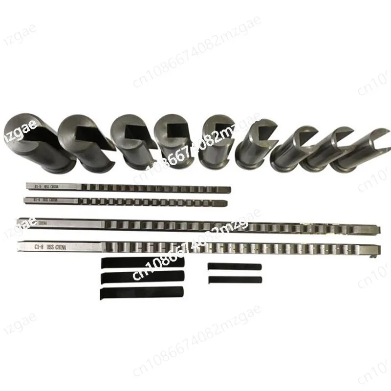 18 piece British style knife set, including 4/5/6/8mm knives 12-28 cutting knives
