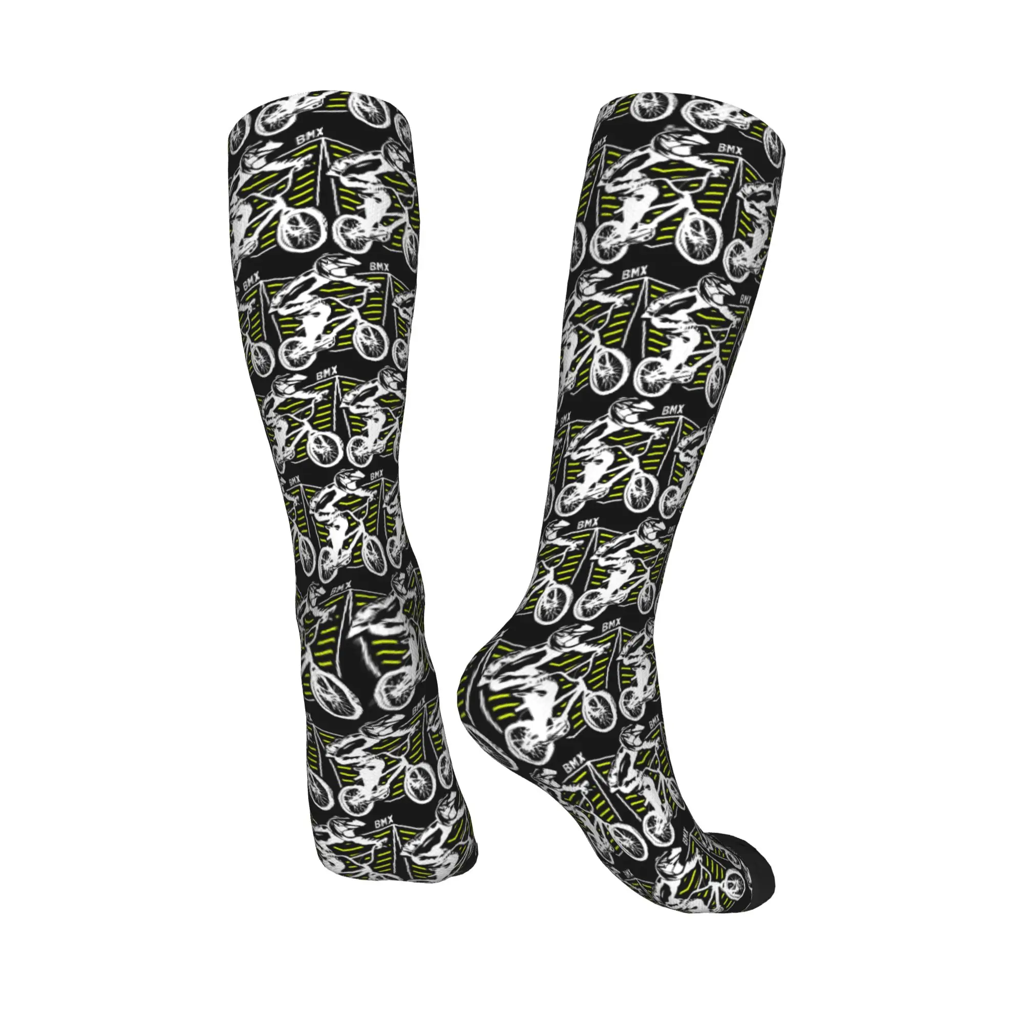 Alle Jahreszeiten Crew Strümpfe BMX Bekleidung Retro BMX Bike Old School Patch Socken Crazy Hip Hop Lange Socken Zubehör für Männer Frauen