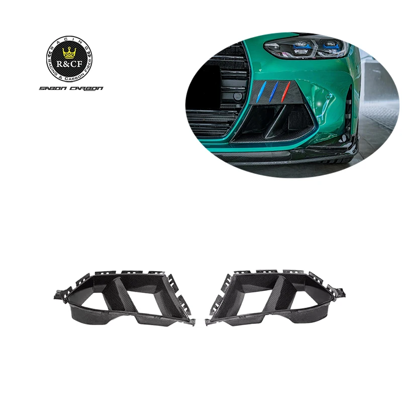 

Prepreg Dry Carbon G80 M3 Front Bumper Vents Air Ducts Inlet Mp Style for BMW G82 G83 M4 Competition 2020-2023