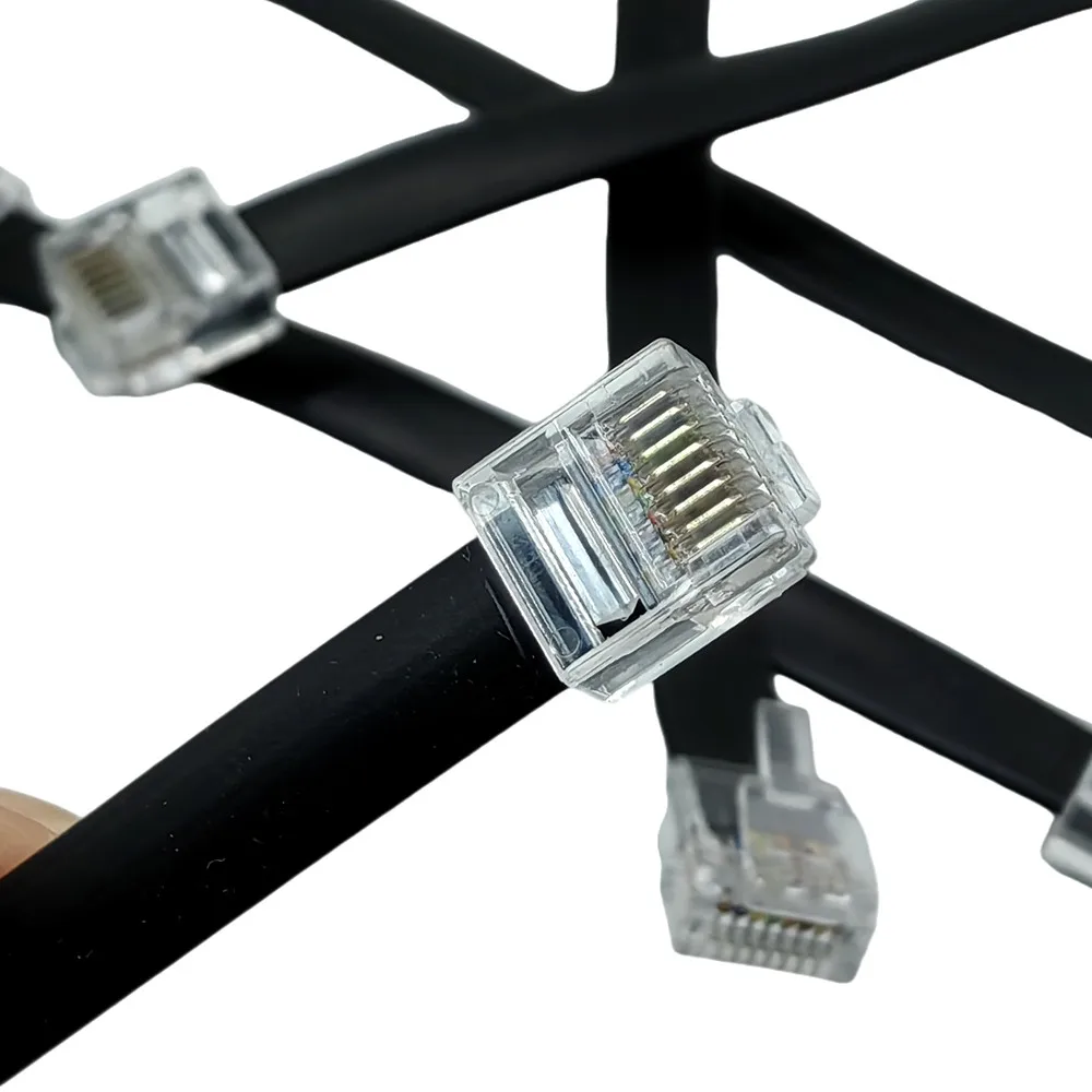 5cm 10cm 20cm krótki Cat5 okrągły kabel sieciowy UTP Ethernet Lan RJ45 złącze 8P8C przewód krosowy do komputera Rouder