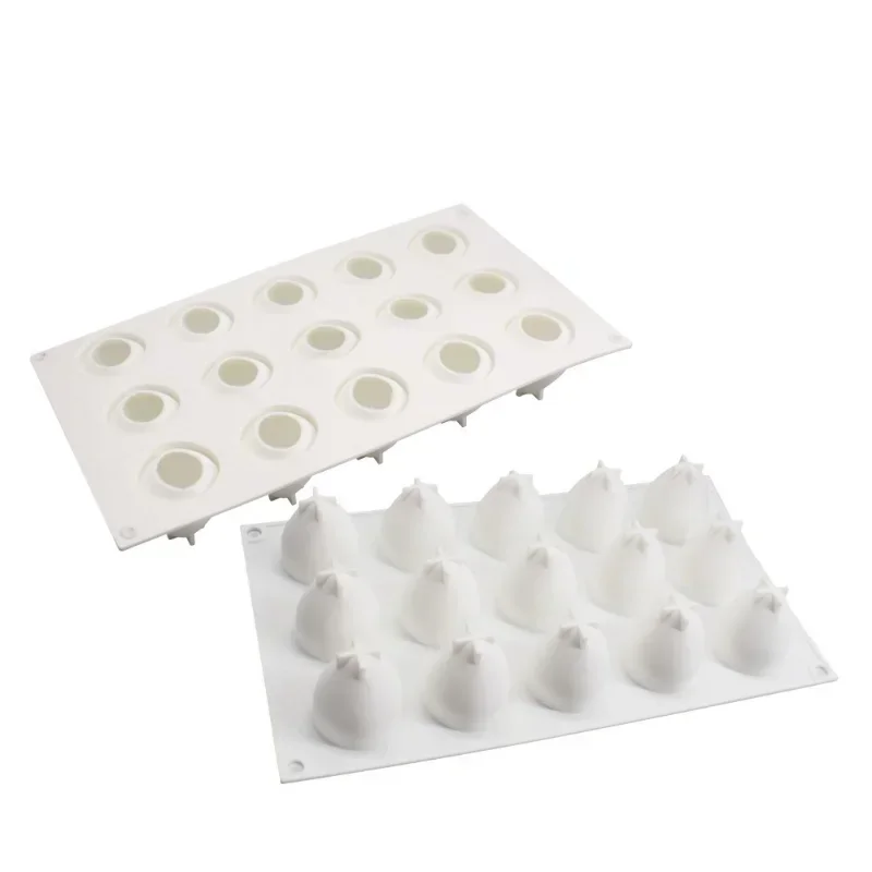 15 hole strawberry cake silicone baking mold mousse chocolate ice cream jelly baking pastry decoration tool kitchen accessories - Image 5