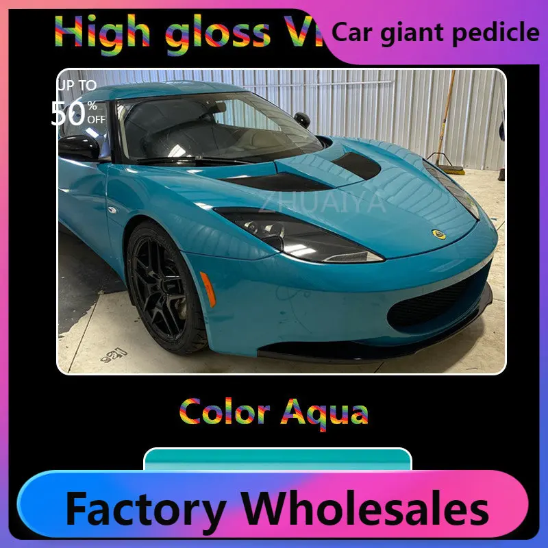 Highest quality super gloss Seawater wrap true Gloss vinyl wrap for Vehicle wrap quality Warranty ZHUAIYA