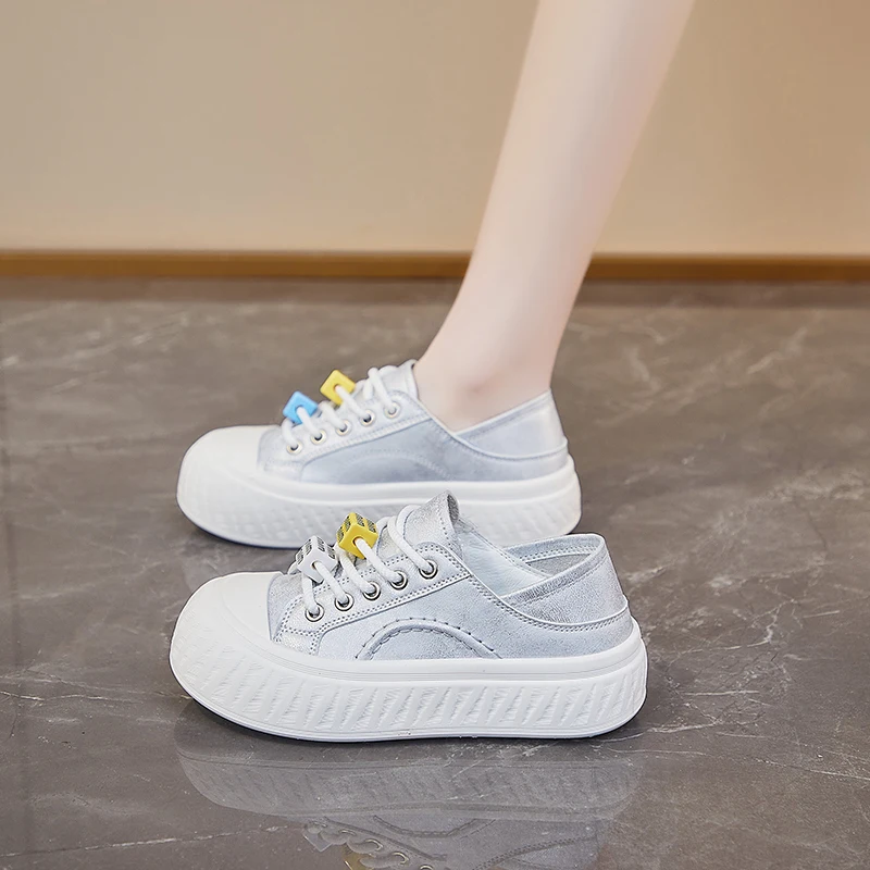Women's Shoes Platform All-Match Clogs Small Small White Shoes All-Match Clogs Platform