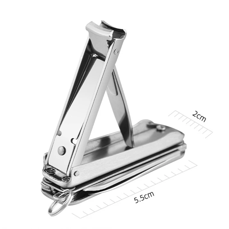 กรรไกรตัดเล็บแบบพับได้ 4 in 1 อุปกรณ์ทำเล็บมือและเล็บเท้า ตัดเล็บสแตนเลส อุปกรณ์อเนกประสงค์