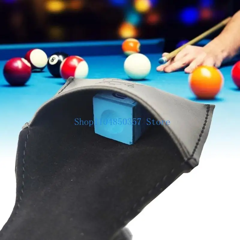 

652F PU Leather Billiard Chalk Billiard Snooker Accessory Billiard Chalk Holder, Snooker Chalk Holder, Cue Chalk Holder