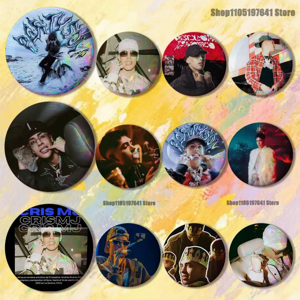 C-Cris Mj Apocalipsis_S Badges Button Round Creative Pin Brooch Badge Bag Decor Accessories Fans Collect Friends Gifts