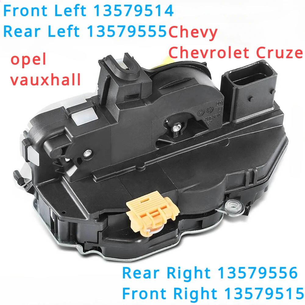 

13579514 13579515 13579555 13579556 передний левый задний правый 6-контактный замок, привод, дверной замок для Chevy Chevrolet Cruze opel vauxhall