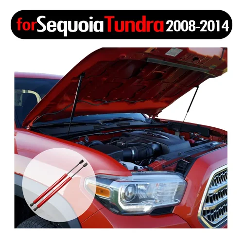 Soportes de elevación de escotilla de coche, resortes de Gas para capó, amortiguador de 2008mm para Toyota Sequoia 2014-2007, Toyota Tundra 2013-739