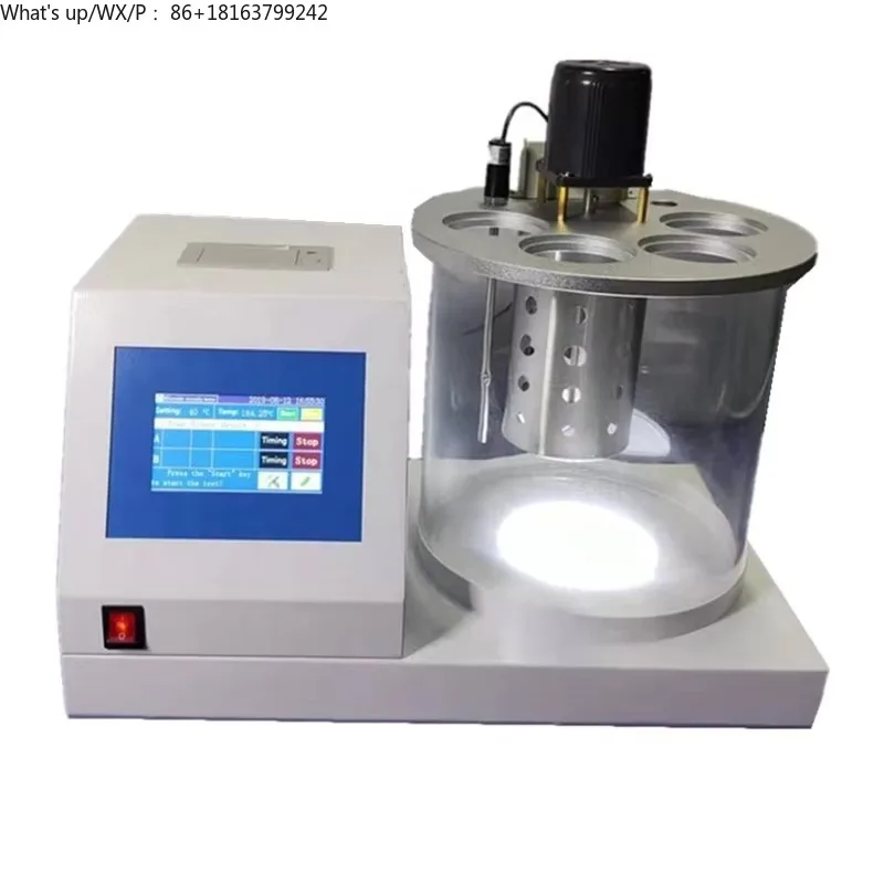 

Automatic Petroleum Product Kinematic Viscosity Testing Machine - Industrial Oil Viscos ity Tester for Lab Use