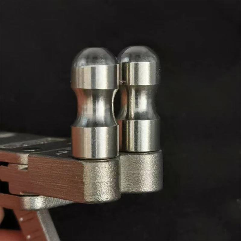 

Диспенсер-открывалка из нержавеющей стали, детали для рогатки DIY, устройство для автоматического открывания/закрывания с триггером, автоматически возвратный двухосный соединительный зажим