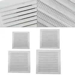 Heating Cooling Vents Plate Air Vent Grille Aluminum Alloy Exhaust Outlet Ventilation Cover 150/200/250/300mm
