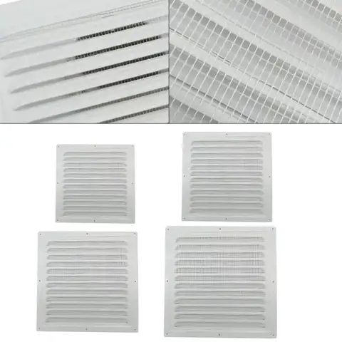 알루미늄 합금 가열 냉각 환기구 플레이트 에어 벤트 그릴 – 150mm, 200mm, 250mm, 300mm 사이즈