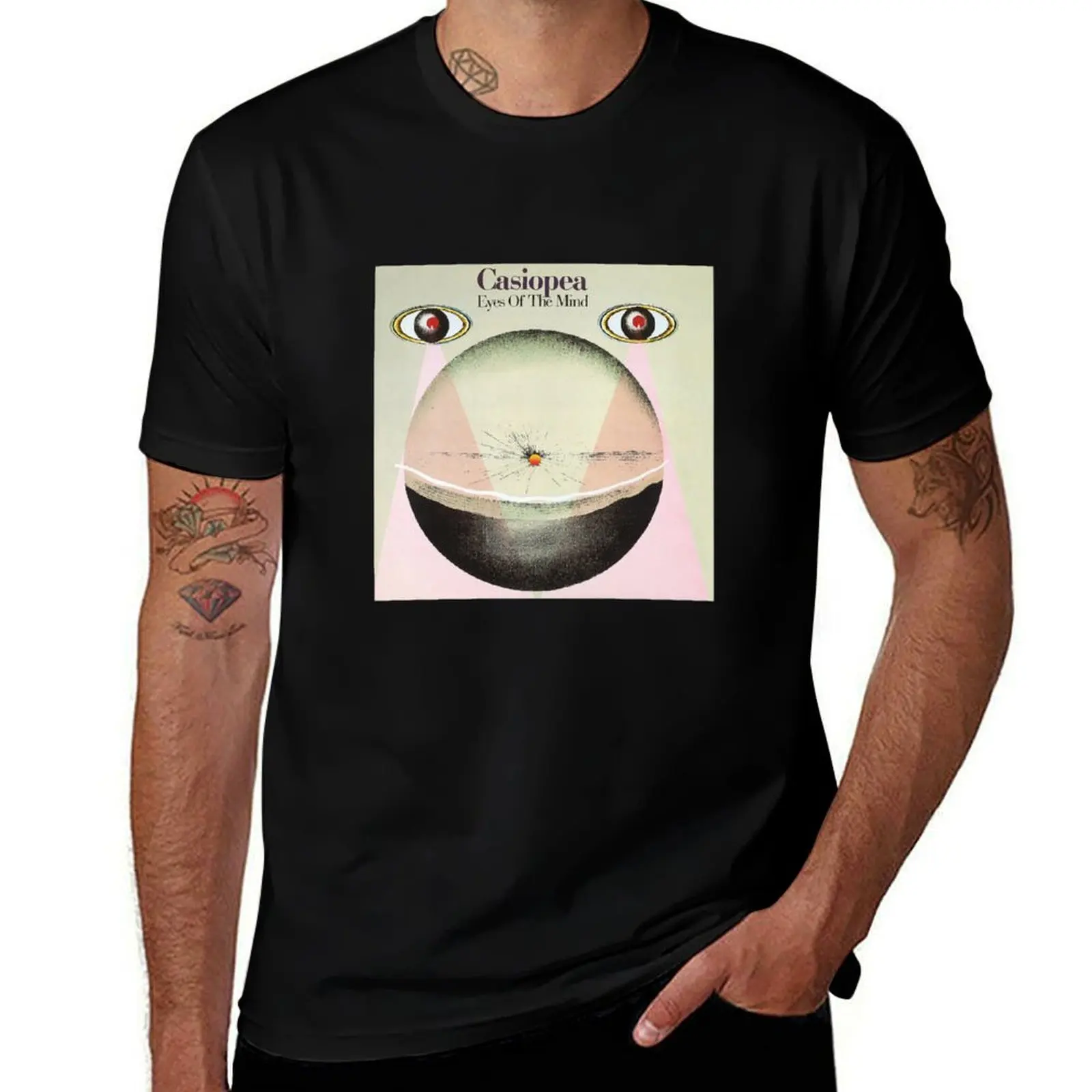 

Casiopea - Eyes of the Mind (1981) T-Shirt Personalized t-shirt Funny t-shirt Short sleeve tee fruit of the loom mens t shirts