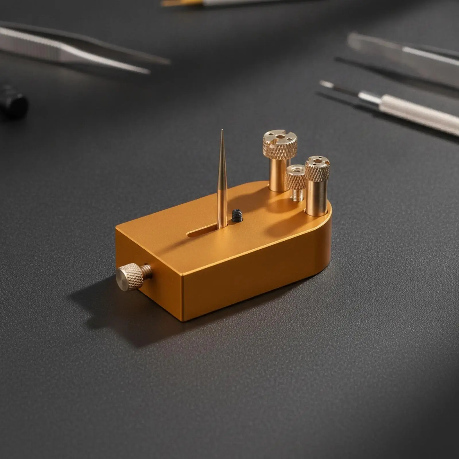 Watch Balance Stand with Hairspring Base Watch Balance Stand High Precision Tool for Watchmakers, Hobbyists, Bench Work