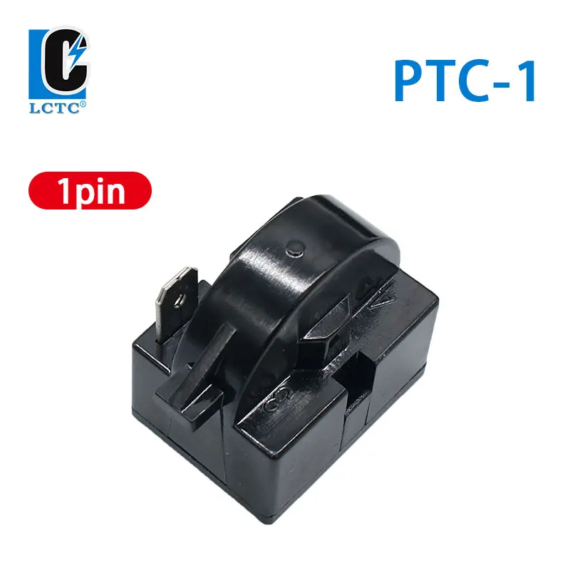 PTC-1 Series 1 Pins Starter Relay Air Conditioner Capacitor Refrigerator Stainless steel