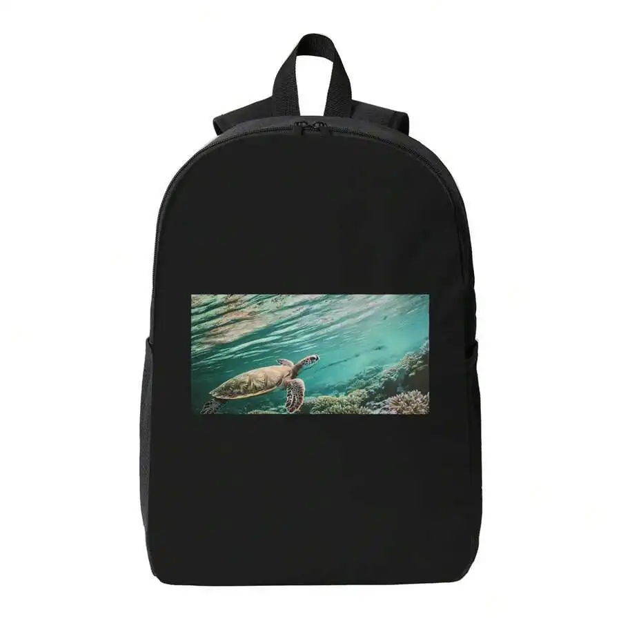 

Sea Turtle Underwater Print Large Capacity Waterproof Casual Backpack For Adults
